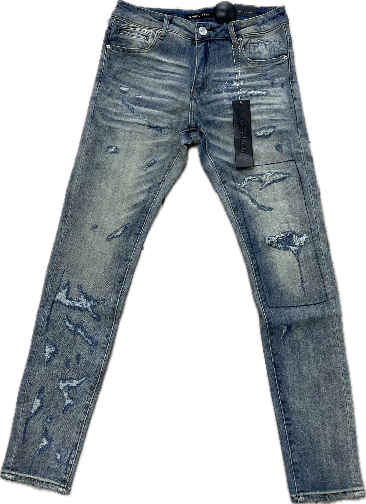 Embellish Erwin Standard Denim Jeans in Blue