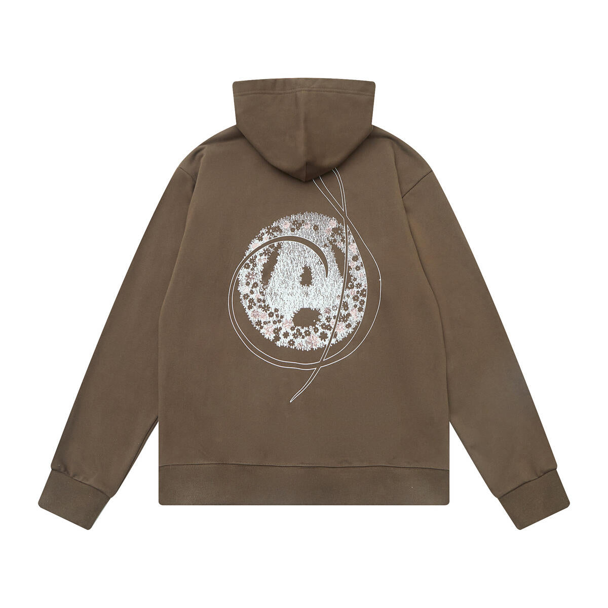 ALMOST SOMEDAY WREATH HOODIE C9-44-BROWN