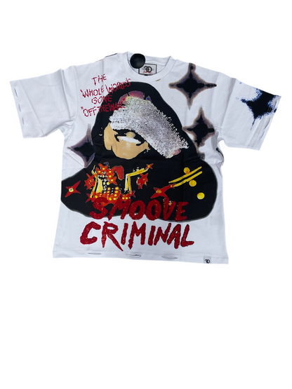 FROST SMOOVE CRIMINAL TEE F141 -WHITE