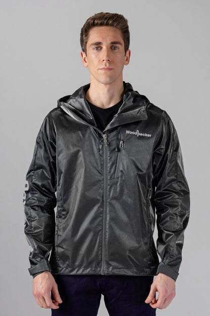 WOODPECKER MEN'S WIND SHELL - BLACK DIAMOND