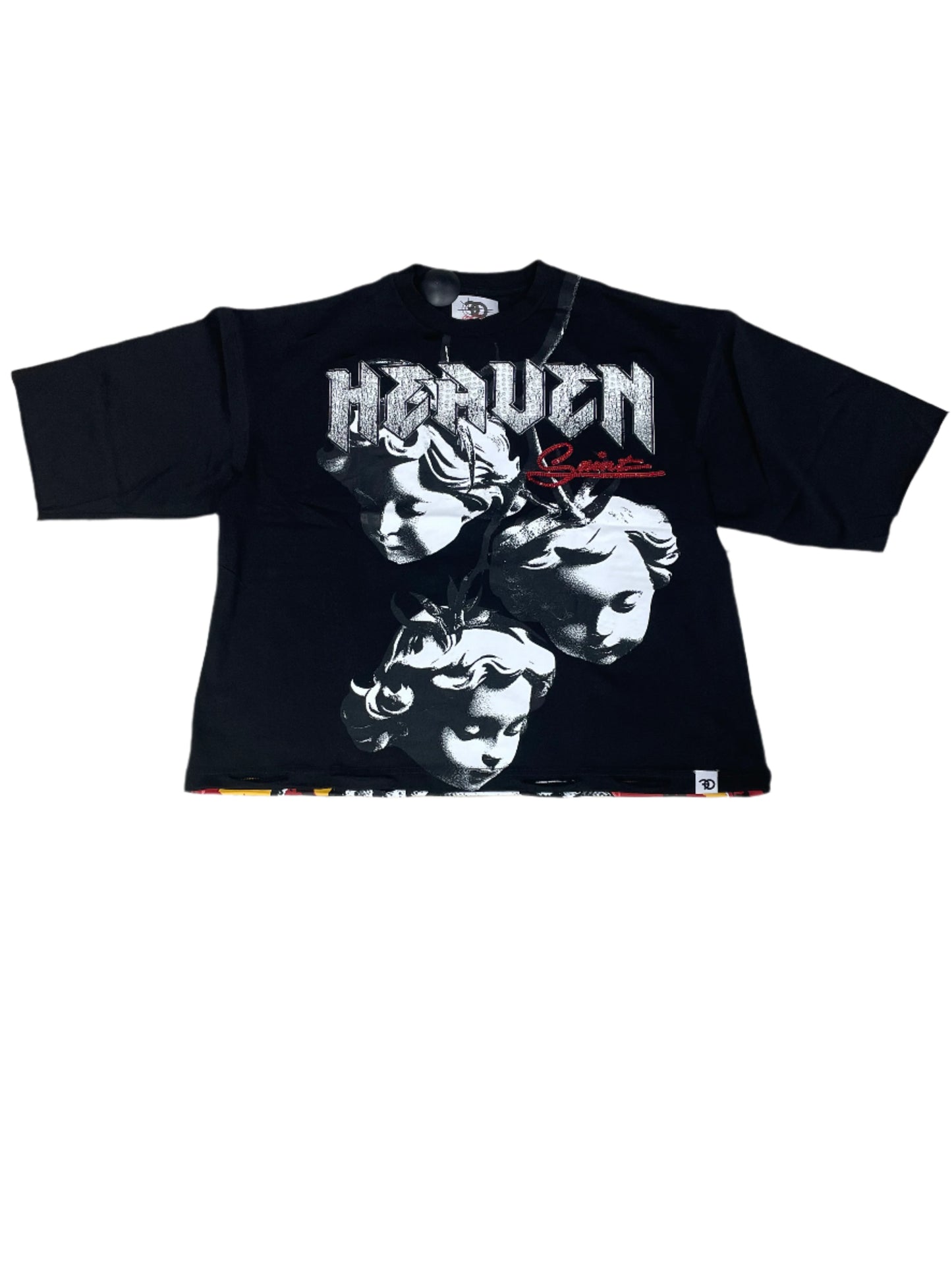 FROST CROP HEAVEN SAINT TEE F171 - BLACK