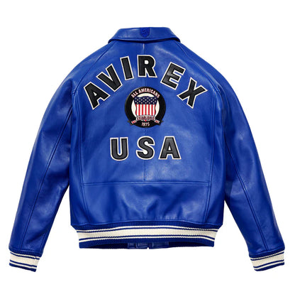 AVIREX ICON JACKET AVF20BO01 MAZARINE BLUE