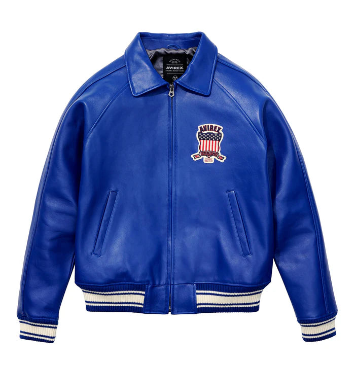 AVIREX ICON JACKET AVF20BO01 MAZARINE BLUE