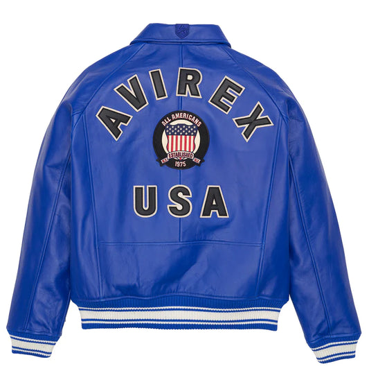 AVIREX ICON JACKET AVF23IO20-42 COBALT