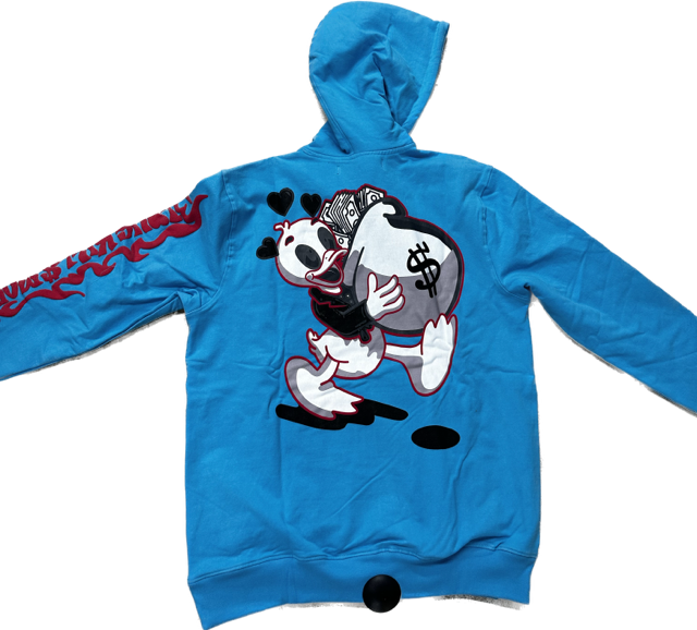 HUDSON DUCK MONEY HOODY 435 'BLUE'