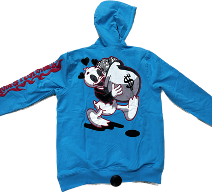 HUDSON DUCK MONEY HOODY 435 'BLUE'