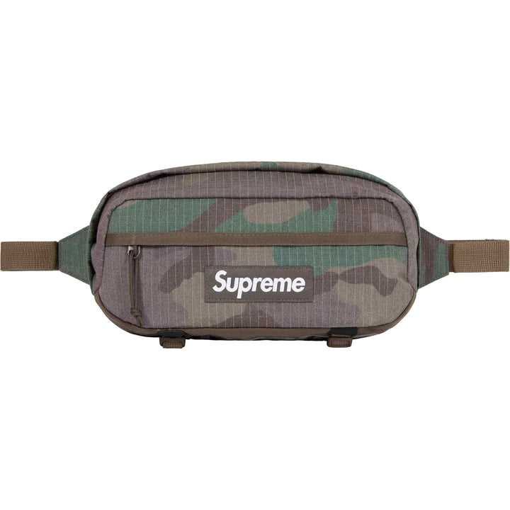 SUPREME WAIST BAG WOODLAND CAMO