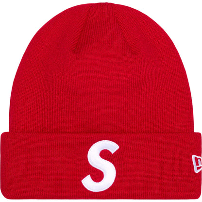 SUPREME x NEW ERA  S LOGO BEANIE 'RED'