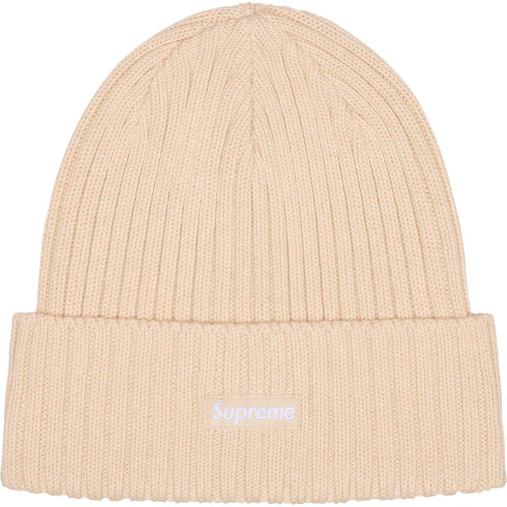 SUPREME OVERDYED BEANIE LIGHT TAN