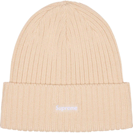 SUPREME OVERDYED BEANIE LIGHT TAN