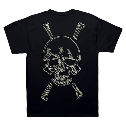 REVENGE CROSSBONES BLACK TEE