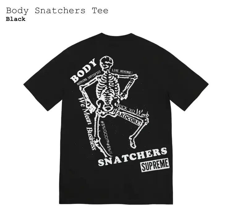 BODY SNATCHER TEE 'BLACK'