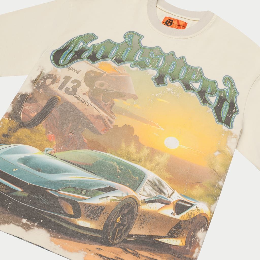 GOD SPEED Sunset Drift T-Shirt (Bone)