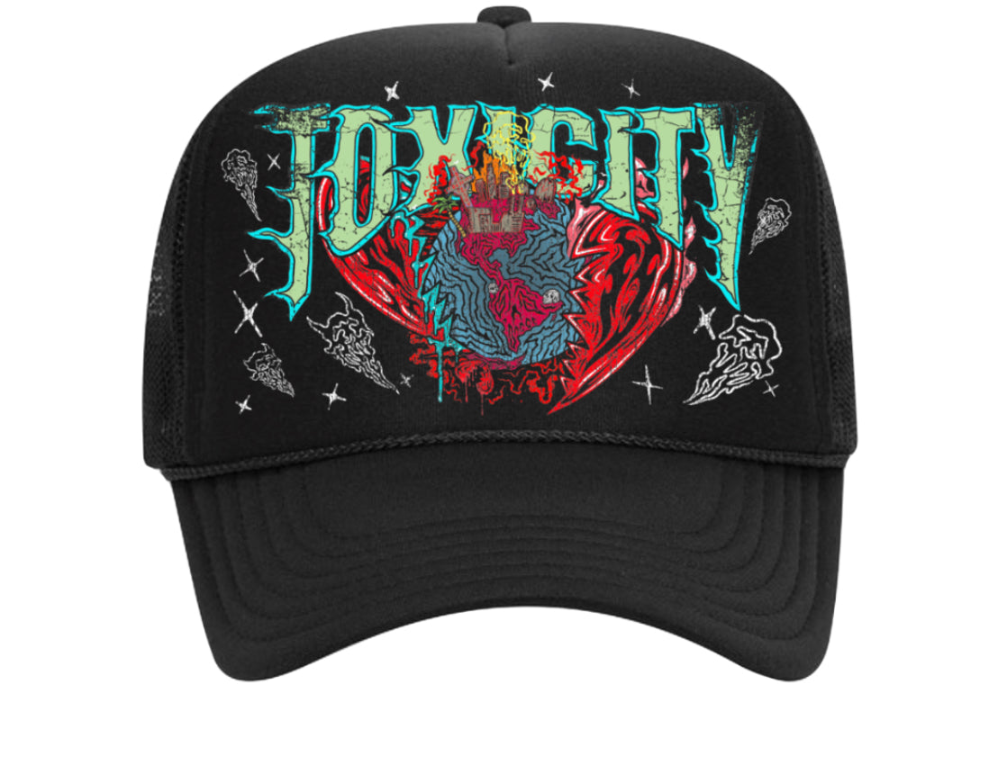 TOXICITY - LOVE AND TEARS TRUCKER TOX-2-900-LOVETEARS-BLACK