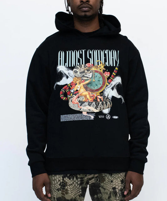 ALMOST SOMEDAY REMORSE HOODIE 'BLACK'