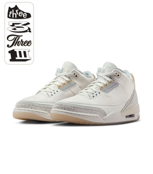 The Jordan 3 Retro Craft Ivory FJ9479-100