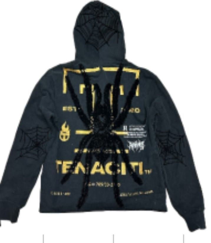 TENACITI  SPIDER HOODIE (TN1034H-G)-BLACK