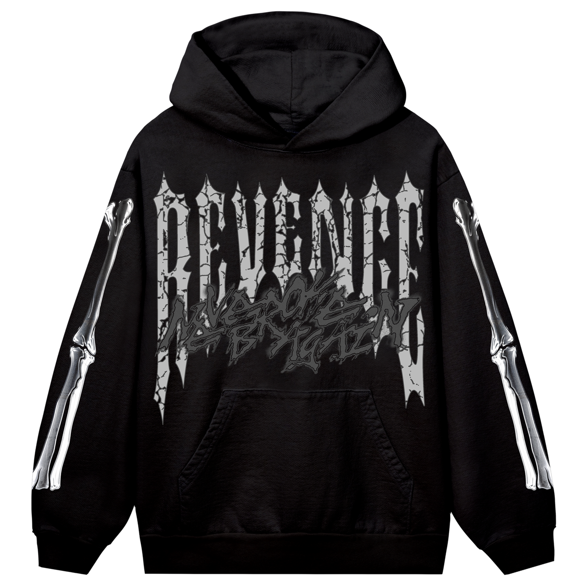 CHROMED OUT HOODIE BLACK (Chromed-Out-Hoodie-Black)