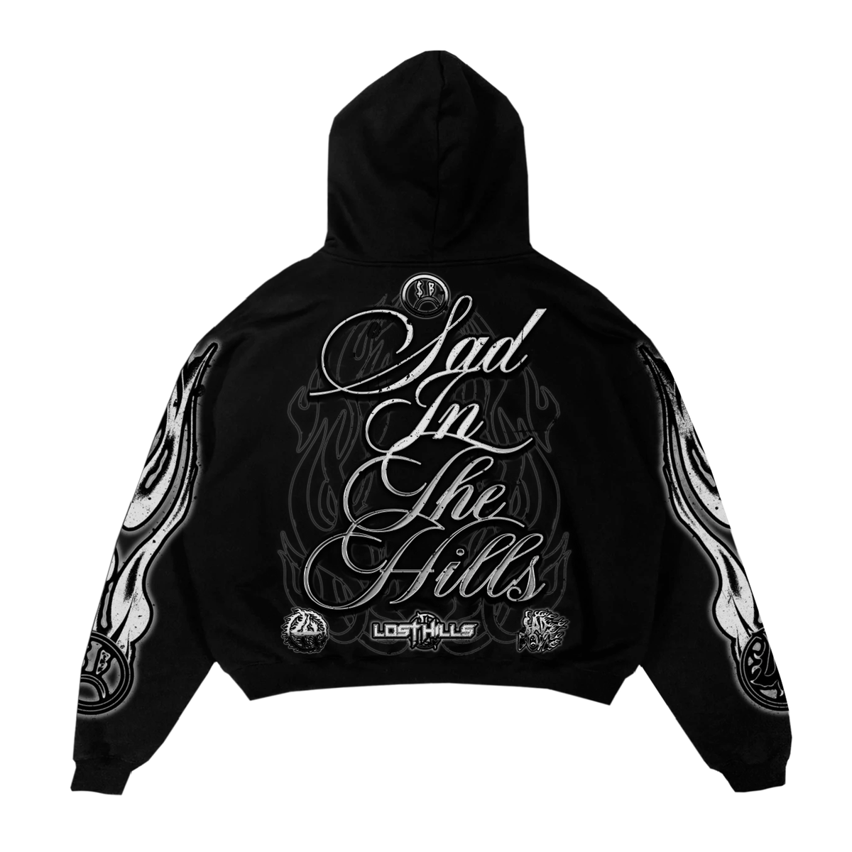 LOST HILLS  LHSBHOODY001-BLK