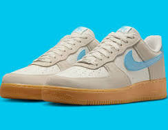 NIKE AIR FORCE Phantom/Gum Yellow/Summit White/Baltic Blue Style: FQ8714-003