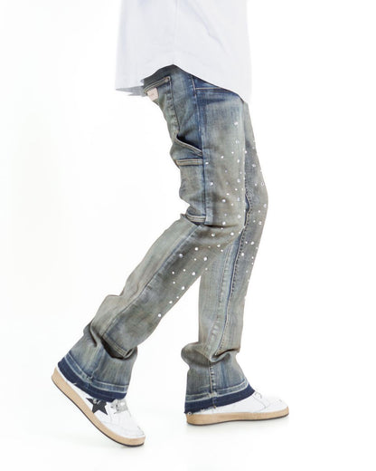 GOLDEN DENIM THE STACKED FABRICIO VINTAGE DENIM GDSMQS124-30