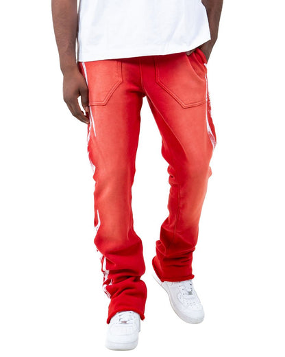 GOLDEN DENIM THE LOUNGE STACKED -CARRERA(VINTAGE RED) GDFLQS124-11