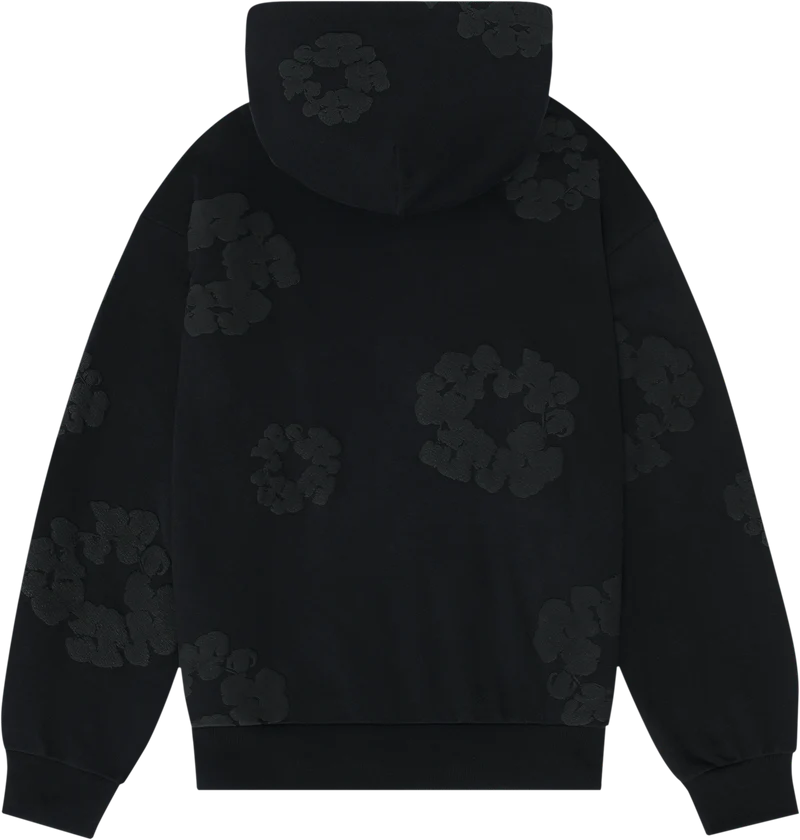 DENIM TEARS The Cotton Wreath Sweatshirt BLACK/BLACK