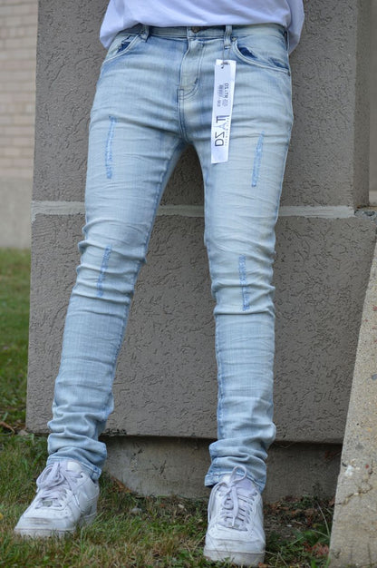 Premium Disaster SUPER STRETCH DENIM - SLIM FIT - ICE CRUSH (DZTR-295)