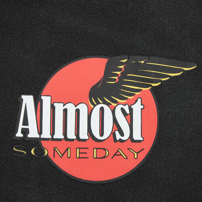 ALMOST SOMEDAY SPIRIT HOODIE - SUN FADE WASH (AS-F2-21)-BLK