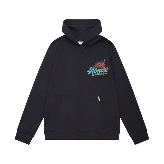 ALMOST SOMEDAY VAQUERO HOODIE - BLACK (AS-F2-8)-BLACK