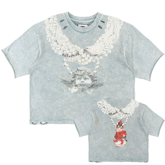 FROST LA PERLA VINTAGE TEE - GREY