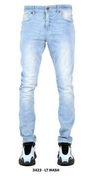 FASHION DENIM (3423 - LT WASH)  CLEAN WASH DENIM