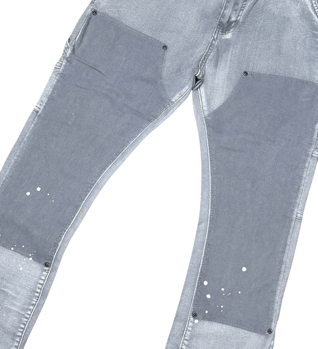 VICIOUS DENIM STACKED FIT  VC660-GREY