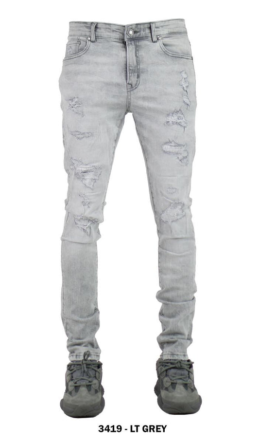 FOCUS JEANS FASHION DENIM (3419 - GREY)