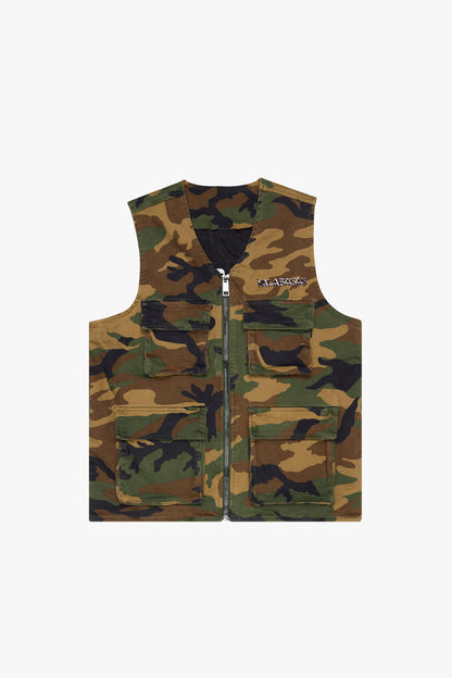 VALABASAS "BATTALION" FOILAGE GREEN VEST