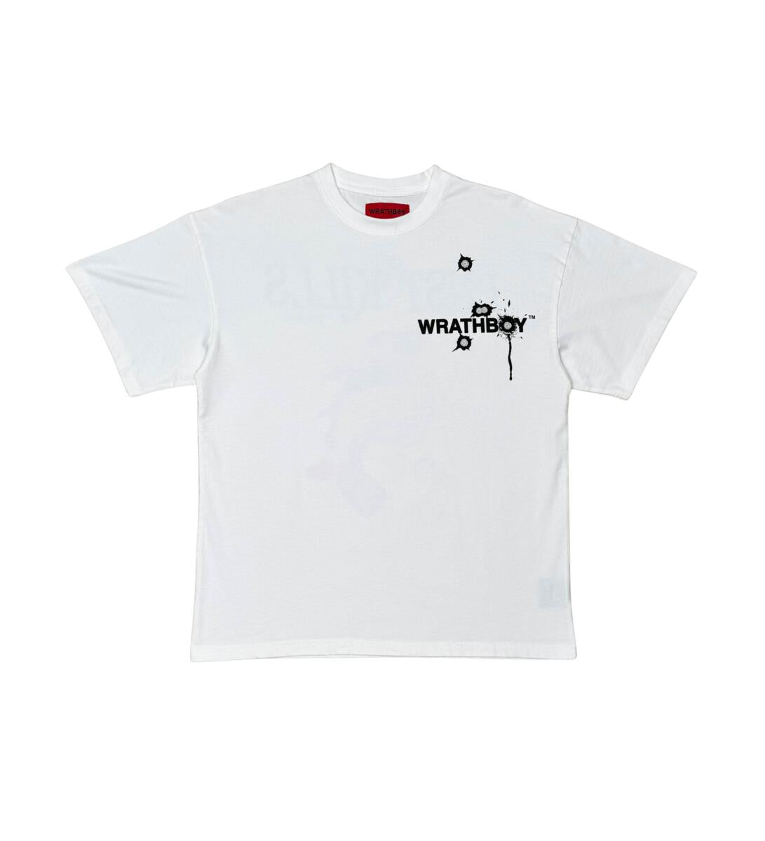 WRATHBOY LUST GUN  TEE WB04-097-WHITE