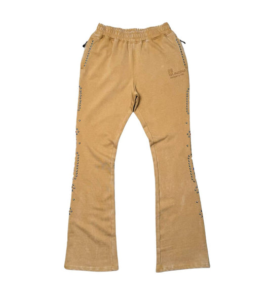 GUNZINII GZ447-TAN  SWEAT PANTS