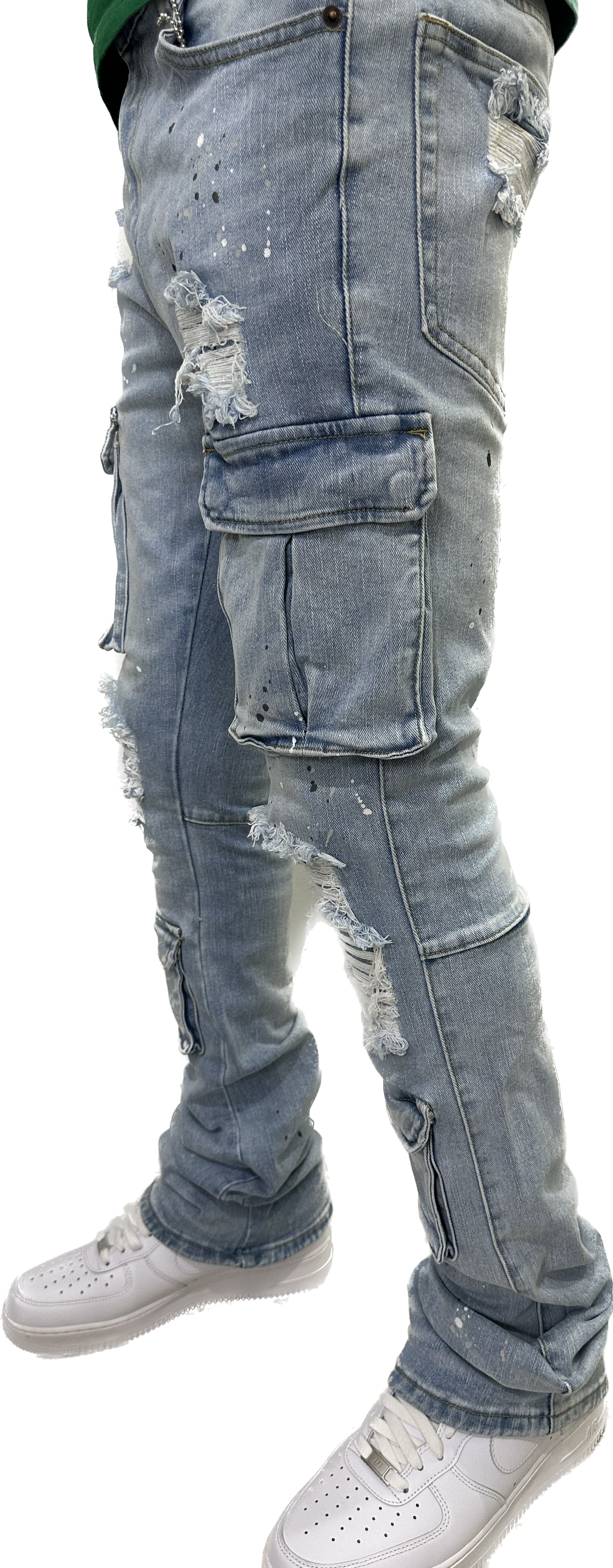 VICIOUS DENIM VC218 BLUE BLEACH