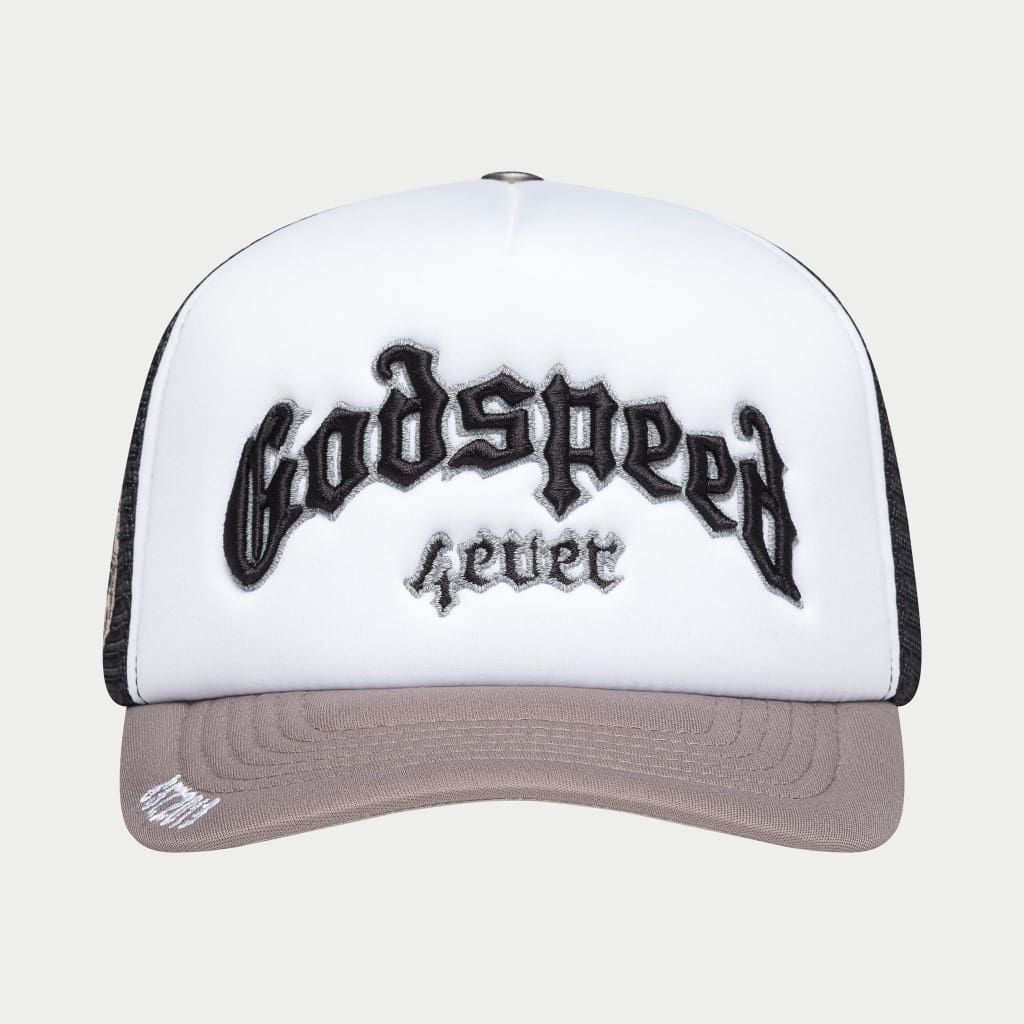 GOD SPEED GS Forever Foam Trucker Hat (Blk/Grey)