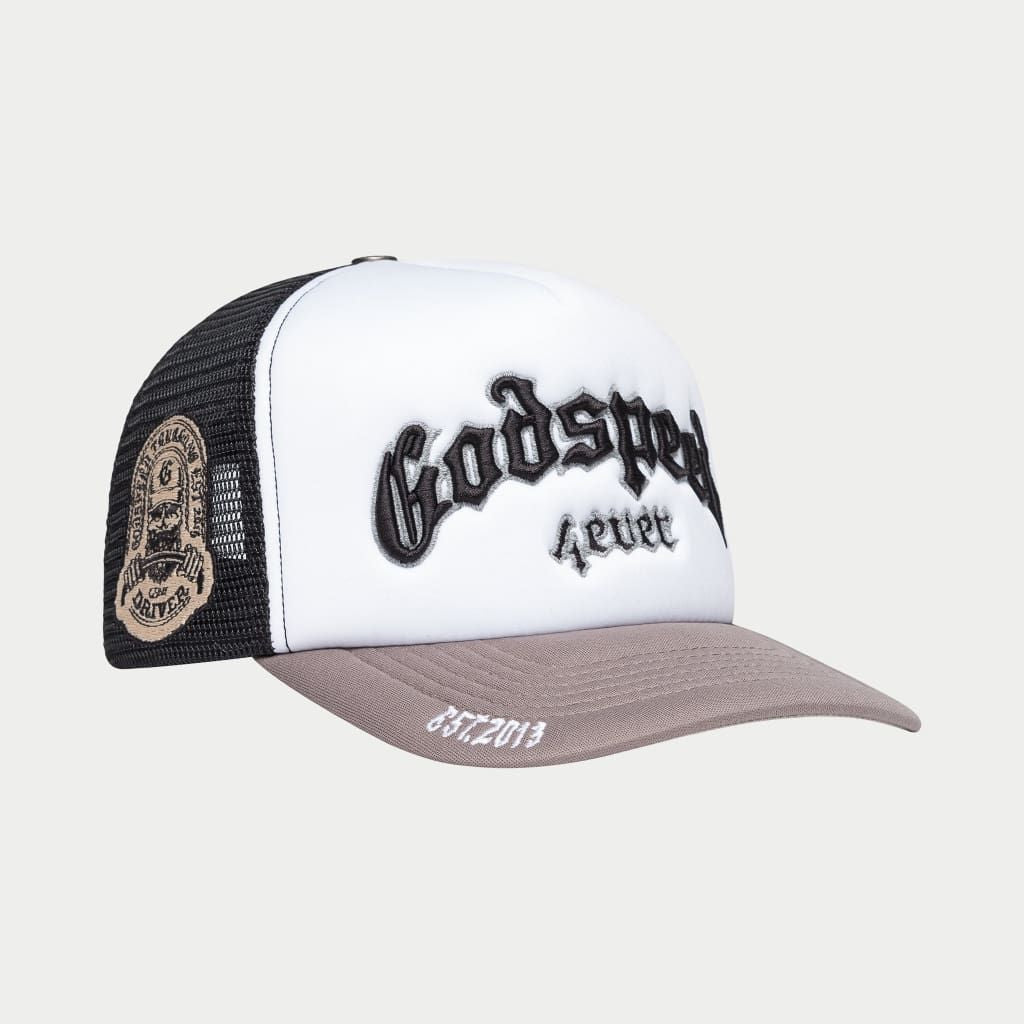 GOD SPEED GS Forever Foam Trucker Hat (Blk/Grey)