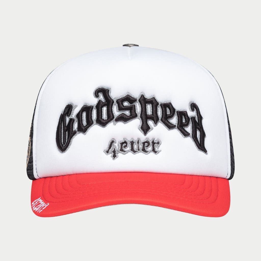 GOD SPEED GS Forever Foam Trucker Hat (Blk/Red)