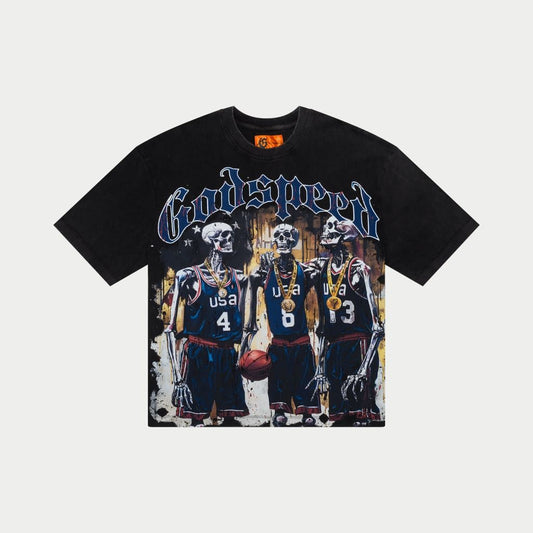 GOD SPEED DreamTeam 24 T-Shirt (Black wash)