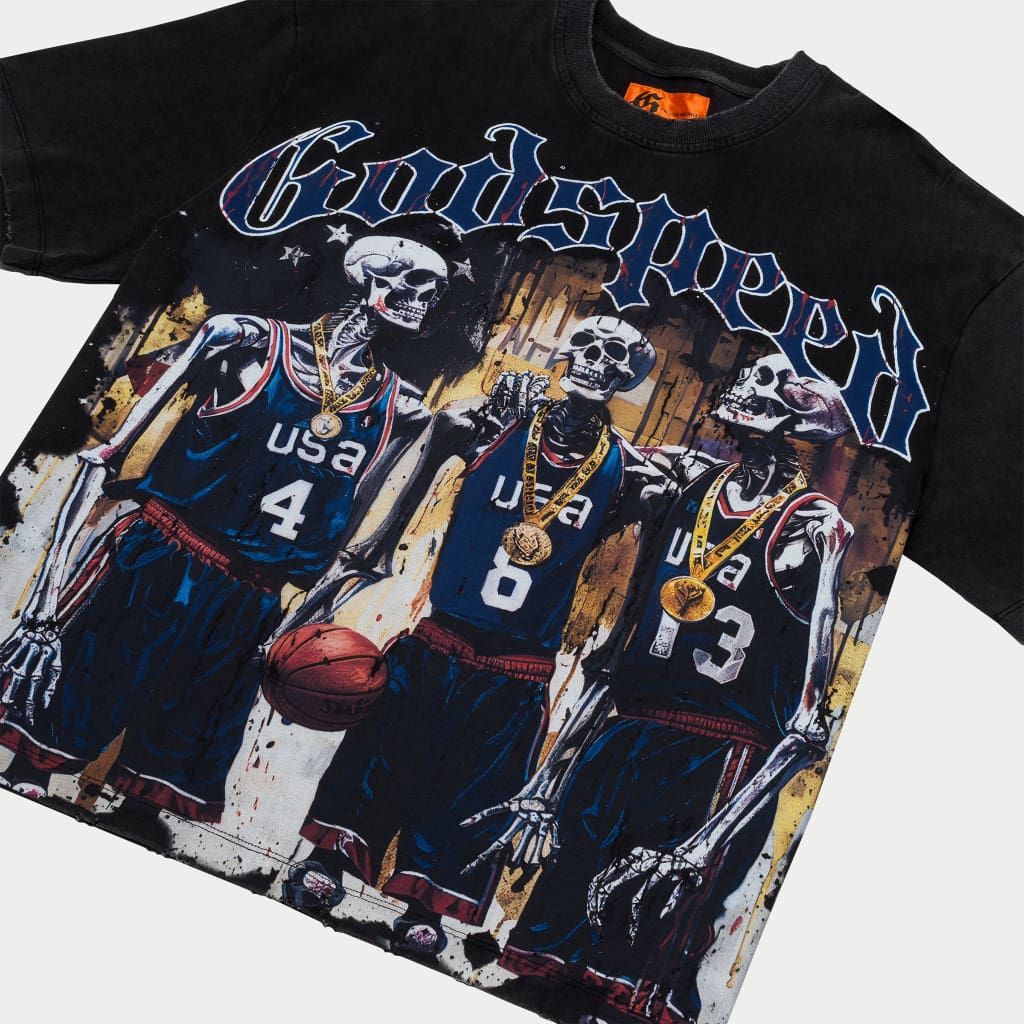 GOD SPEED DreamTeam 24 T-Shirt (Black wash)