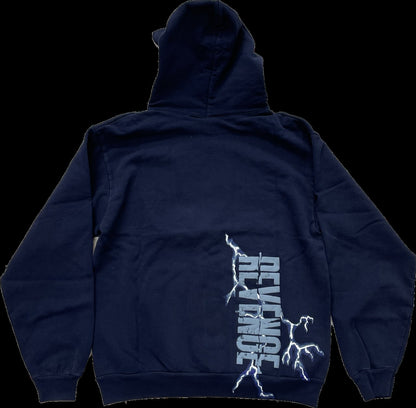 REVENGE ARCHANGEL LIGHTNING HOODIE NAVY