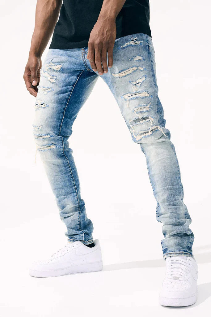 JORDAN CRAIG SEAN FIT (SLIM TAPERED FIT) 'STUDIO BLUE' JS1095