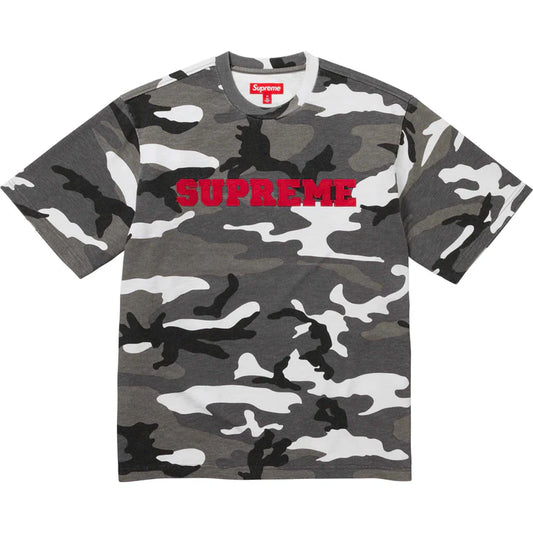 COLLEGIATE SHORT SLEEVE TOP 'CAMO'