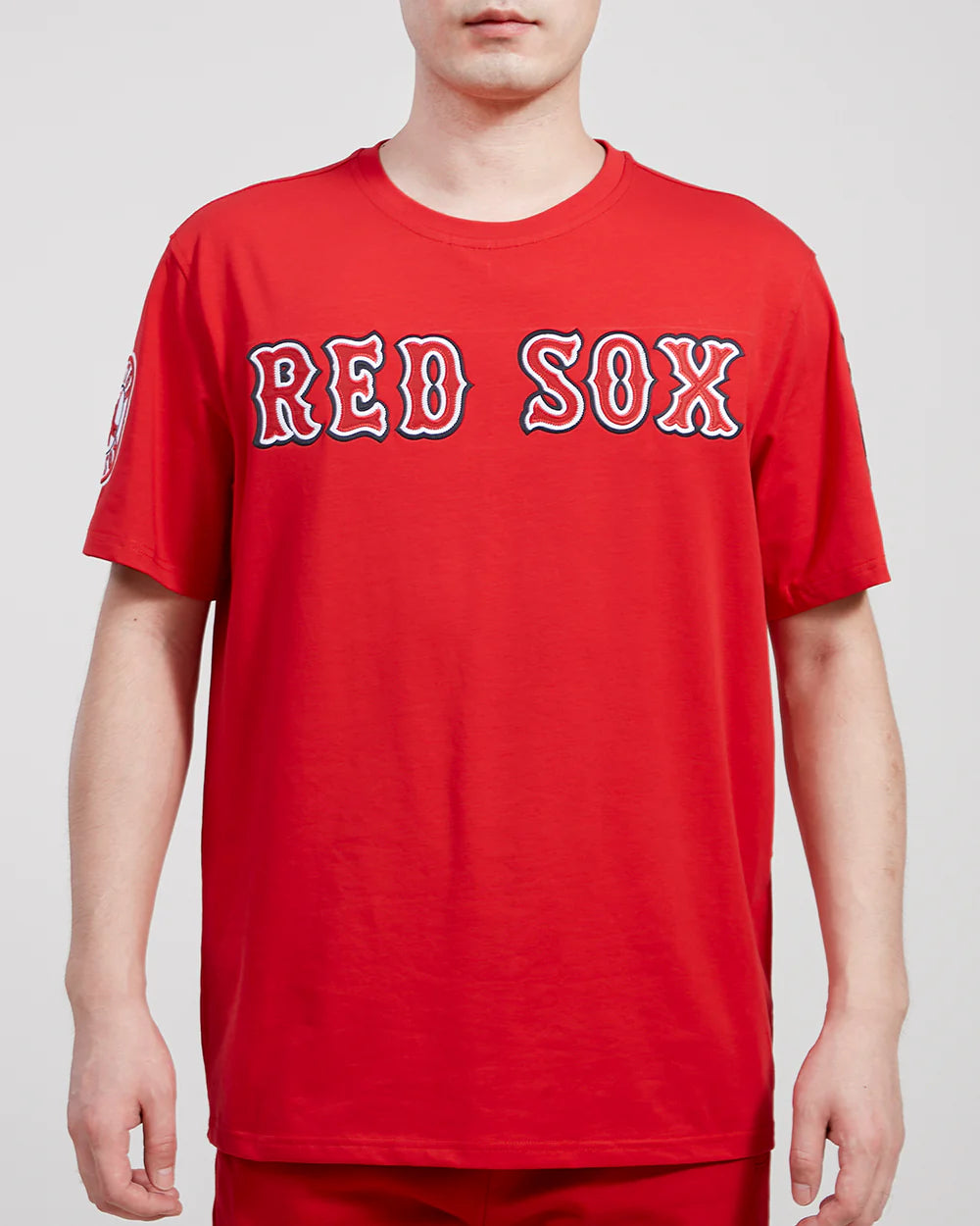 PRO STANDARD Boston Red Sox Tackle Twill Sj Tee (LBR136137)-RED