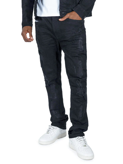 MAKOBI MORELI JEANS M1979- JET BLACK