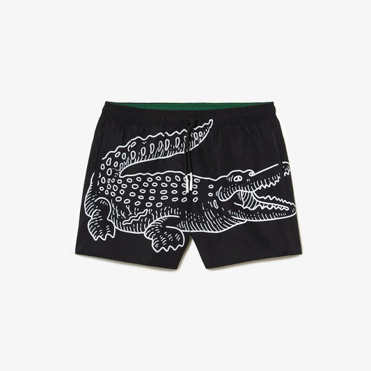 Men’s Crocodile Print Swim Trunks