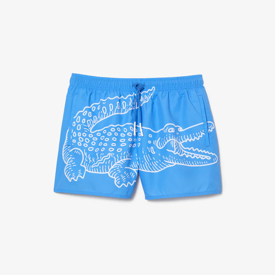 Men’s Crocodile Print Swim Trunks